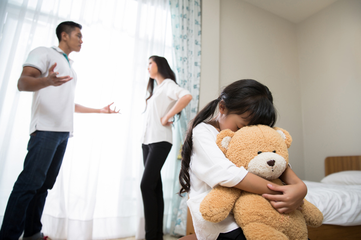 Aggression in children can be a sign of stressors at home