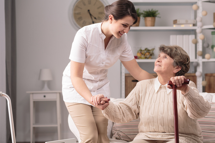 Occupational therapy assistants use their knowledge of gerontology to work in nursing homes